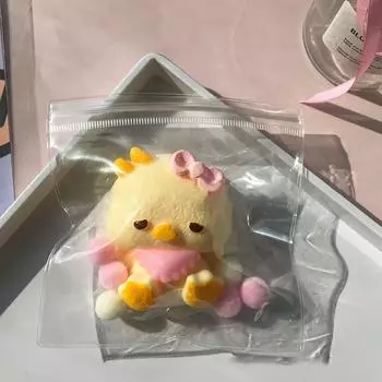 Милая мультяшная уточка-фартук, сжимающая декомпрессионную игрушку, желтая утка, супер мягкая игрушка-мочи, креативная игрушка-отскок, подарок A1