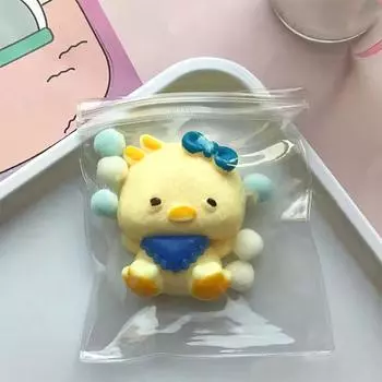 Милая мультяшная уточка-фартук, сжимающая декомпрессионную игрушку, желтая утка, супер мягкая игрушка-мочи, креативная игрушка-отскок, подарок A2