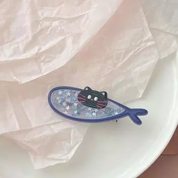 Милая мультяшная заколка для волос в виде щенка, кошки, кролика для женщин и девочек, милая универсальная заколка для челки, боковая заколка, аксессуары для волос, подарки