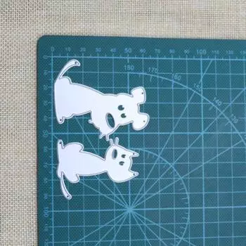 Милая мышь в виде животного своими руками для резки металла, штампы для резки, трафарет для крапбукинга, ножа для бумаги серебряный