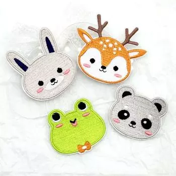 Милая нашивка на одежду своими руками аппликации на одежду заколка для волос мультяшный лев вышитая нашивка шитье Style 1