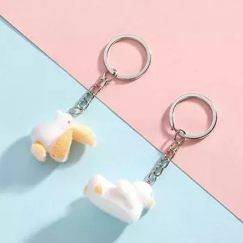 Милая новинка Утки Пеликаны брелок мультяшный кулон брелок автомобильный брелок креативный рюкзак украшения аксессуары подарки