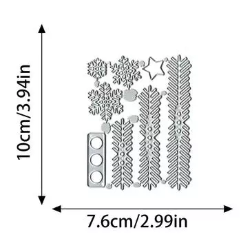 Милая новогодняя елка, металлические вырубные штампы, скрапбукинг, папка для тиснения, подходит для режущей машины, трафареты для бумаги своими руками, подарок для рукоделия A