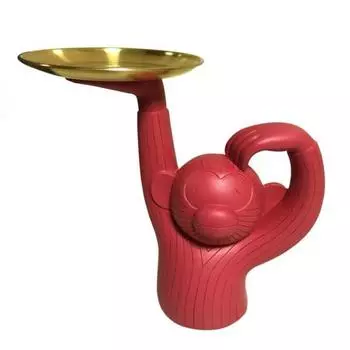 Милая обезьяна, фруктовый торт, десерт, лоток для хранения конфет, домашний декор для обеденного стола верблюд/серый