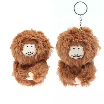 Милая обезьянка плюшевая игрушка мультяшная кукла-животное брелок милая плюшевая кукла рюкзак кулон сумка брелок автомобильный ключ аксессуары