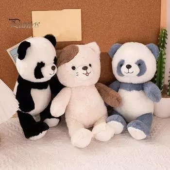 Милая обезьянка, плюшевая панда, мягкие игрушки, кошки, слон, кролик, животное, обнимающиеся игрушки для мальчиков и девочек, подарки для учителей и учеников 23cm Rabbit