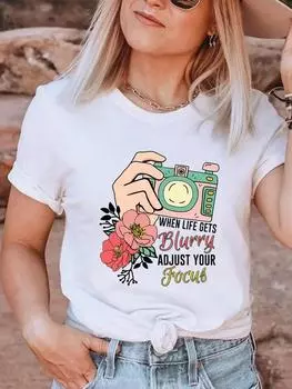 Милая одежда 90-х с надписью Cat, летние футболки с короткими рукавами, женские повседневные футболки с графическим рисунком, модная женская одежда с принтом S