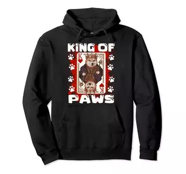 Милая парка сиба-ину Paw King King of Hearts и парка сиба-ину чёрный