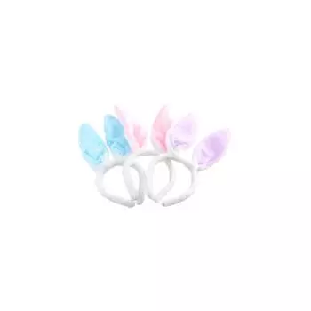 Милая пасхальная повязка на голову с ушками кролика для взрослых и детей, счастливый кролик, украшения для пасхальной вечеринки, сувениры для пасхальной вечеринки для детей, подарки