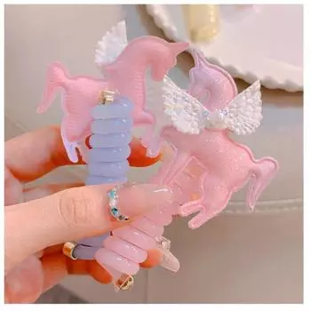 Милая плетеная резинка для волос «конский хвост», милая принцесса, резинки для волос в виде бабочек для детей, детские головные уборы