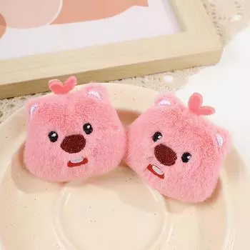 Милая плюшевая аниме-петляющая мультяшная кукла, брошь, студенческий рюкзак, одежда, значок на булавке, аксессуары для женщин и девочек