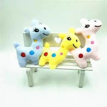 Милая плюшевая игрушка альпака кукла брелок рюкзак Шарм пятно чучело животное игрушки для девочек 10 см синий