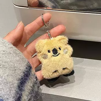 Милая плюшевая игрушка-брелок «Коала», мягкая игрушка-коала, кукла, игрушки из искусственного меха кролика, пушистый рюкзак, сумка, кулон, подарки для девочек