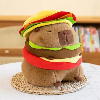 Милая плюшевая игрушка-гамбургер для детей и подростков — очаровательный акцент в комнате или 25cm