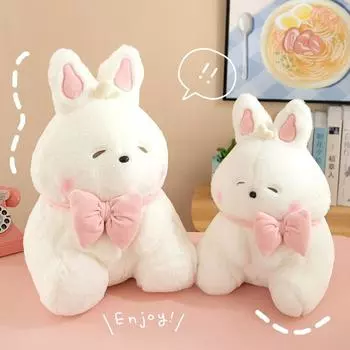 Милая плюшевая игрушка «Хлебный кролик» Милая маленькая кукла-кролик Кукла Большая кукла на День святого Валентина 35cm0.45kg