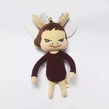 Милая плюшевая игрушка-кукла, персонализированный брелок-украшение One Size коричневый