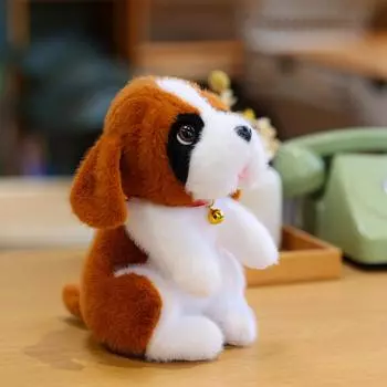 Милая плюшевая игрушка-кукла щенок Золотистый ретривер Песочный мех Собака Кукла Детский подарок на день рождения High 22cm