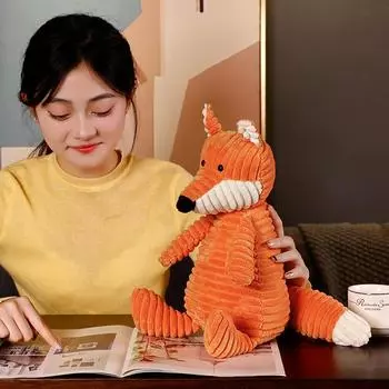 Милая плюшевая игрушка лиса, детская кукла-компаньон, кавайная подушка в виде животного, милый кулон, умиротворяющий подарок для ребенка, рождественские праздничные подарки 15cm pendant красный