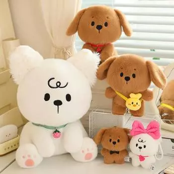 Милая плюшевая игрушка Popova Poppy Planet Beagle Doll Bag Charm Puppy Doll Gift на день рождения 13cm