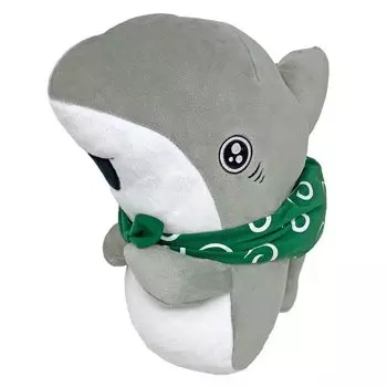 Милая плюшевая игрушка с множеством выражений Baby huge plush extra official goods, Акула, игрушка, прибл.. 22см, большой, (сверкающий)