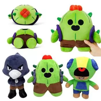 Милая плюшевая игрушка Spike 9,8 дюйма, реалистичная мягкая игрушка в виде звезды