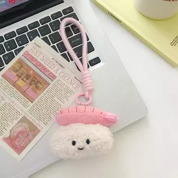 Милая плюшевая игрушка суши Kawaii, брелок для ключей для женщин и девочек, мультяшная кукла, брелок для ключей, подвеска, сумка, украшения, аксессуары, подарки