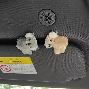 Милая плюшевая коала, украшение для салона автомобиля, зеркало заднего вида, экран управления, солнцезащитный козырек, зажим для карт, подарочные автомобильные аксессуары хаки