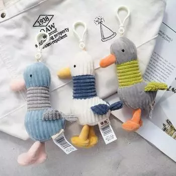 Милая плюшевая кукла-брелок Come On Duck Ugly Kawaii Doll Рюкзак Подвеска Сумка Аксессуары Брелок Для Подруги Подарок