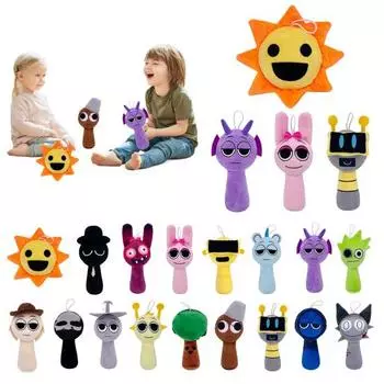 Милая плюшевая кукла для фанатов, детей и взрослых, мягкие мультяшные игры, плюшевая игрушка, мягкая игрушка в виде животного, поощряет творческую игру для всех возрастов A