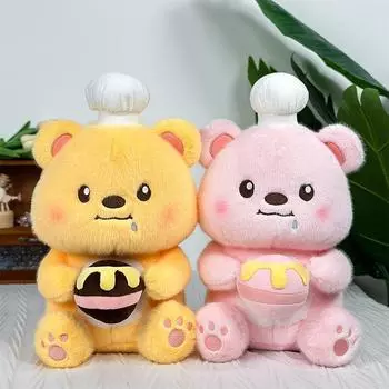 Милая плюшевая кукла Honeypot Bear для девочки, большая тряпичная кукла-подушка, машина для выкупа куклы 35cm