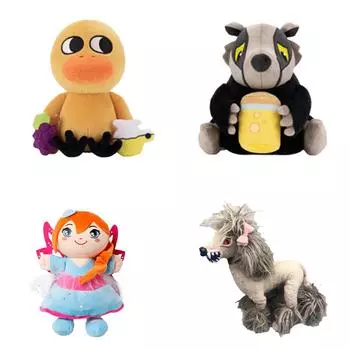 Милая плюшевая кукла игрушка подарок мультфильм детская тряпичная кукла кукла чёрный