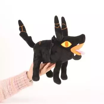 Милая плюшевая кукла игрушка подарок мультфильм детская тряпичная кукла кукла чёрный