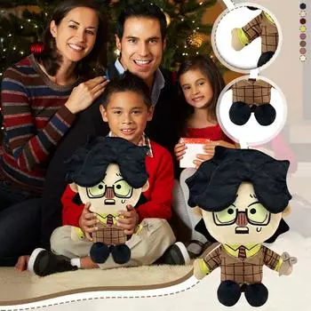 Милая плюшевая кукла игрушка подарок мультфильм детская тряпичная кукла кукла чёрный