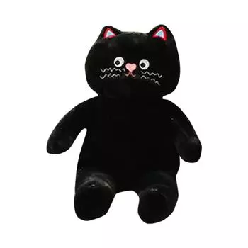 Милая плюшевая кукла игрушка подарок мультфильм детская тряпичная кукла кукла One Size чёрный