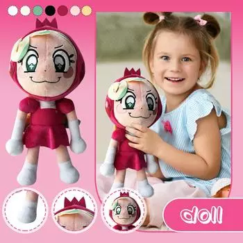 Милая плюшевая кукла игрушка подарок мультфильм детская тряпичная кукла кукла One Size