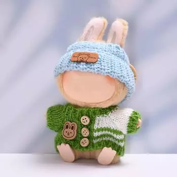 Милая плюшевая кукла, игрушка в подарок, детская тряпичная кукла в мультяшном стиле One Size