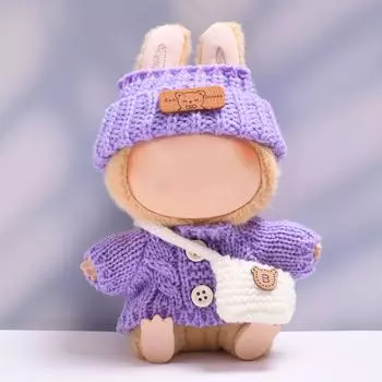 Милая плюшевая кукла, игрушка в подарок, детская тряпичная кукла в мультяшном стиле One Size