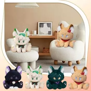 Милая плюшевая кукла, игрушка в подарок, детская тряпичная кукла в мультяшном стиле One Size