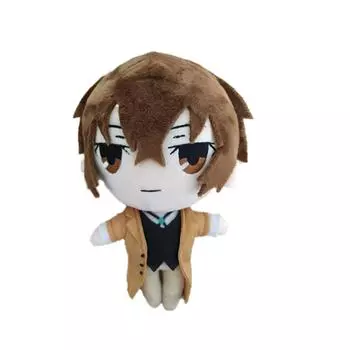 Милая плюшевая кукла, игрушка в подарок, детская тряпичная кукла в мультяшном стиле чёрный