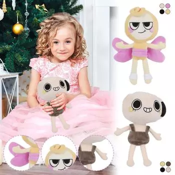 Милая плюшевая кукла, игрушка в подарок, детская тряпичная кукла в мультяшном стиле One Size