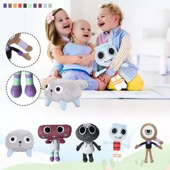 Милая плюшевая кукла, игрушка в подарок, детская тряпичная кукла в мультяшном стиле One Size