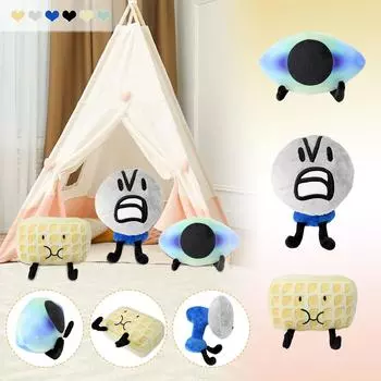 Милая плюшевая кукла, игрушка в подарок, детская тряпичная кукла в мультяшном стиле One Size