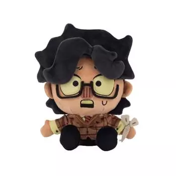 Милая плюшевая кукла, игрушка в подарок, детская тряпичная кукла в мультяшном стиле чёрный