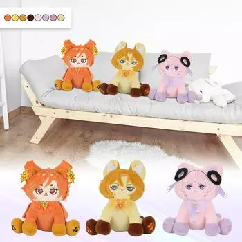 Милая плюшевая кукла, игрушка в подарок, детская тряпичная кукла в мультяшном стиле One Size