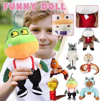 Милая плюшевая кукла, игрушка в подарок, детская тряпичная кукла в мультяшном стиле One Size