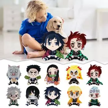 Милая плюшевая кукла, игрушка в подарок, детская тряпичная кукла в мультяшном стиле One Size