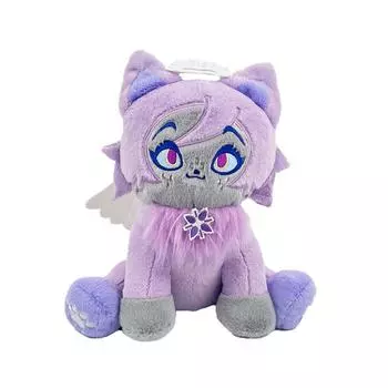 Милая плюшевая кукла, игрушка в подарок, детская тряпичная кукла в мультяшном стиле One Size чёрный