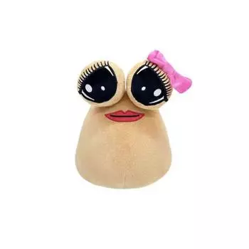 Милая плюшевая кукла, игрушка в подарок, детская тряпичная кукла в мультяшном стиле One Size чёрный