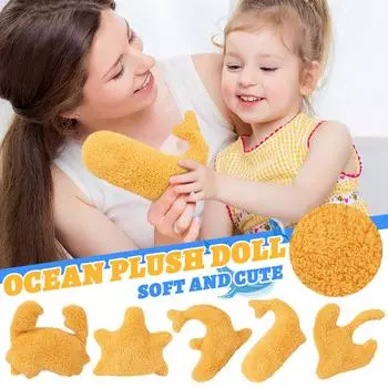 Милая плюшевая кукла, игрушка в подарок, детская тряпичная кукла в мультяшном стиле One Size