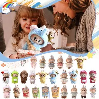 Милая плюшевая кукла, игрушка в подарок, детская тряпичная кукла в мультяшном стиле One Size